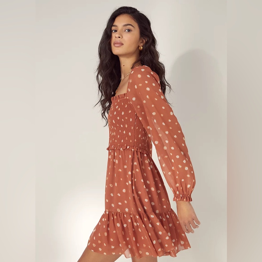 Aritzia Wilfred Polka Dot Dress